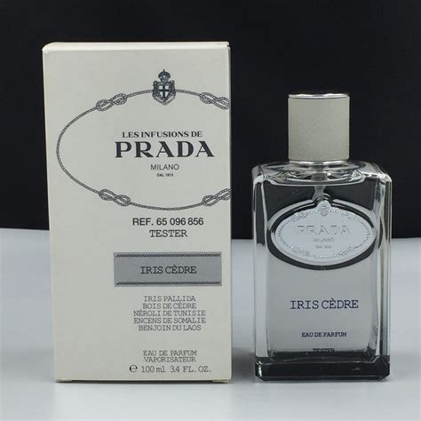 iris cedre prada tester|prada iris cedre perfume.